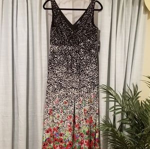 Gorgeous Floral Chaps Maxi Dress